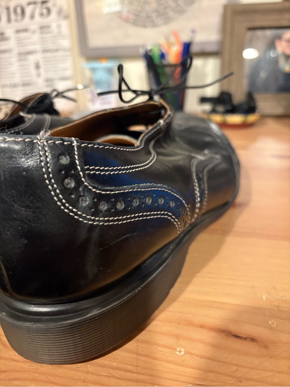 Dr. Marten Stitched Wingtips (no sole stitch) - Picture 5 of 9